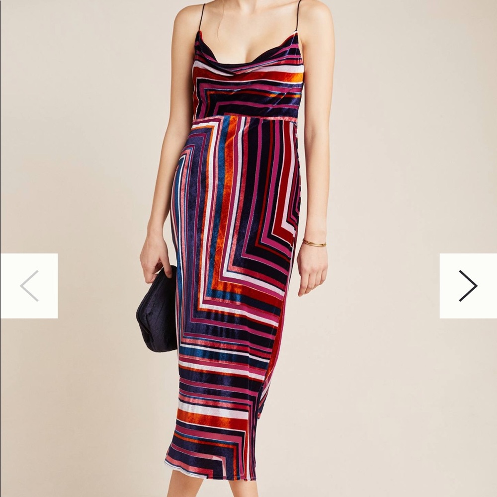 Anthropologie Tina velvet dress size XL